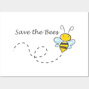 Save the Bees Posters and Art